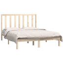 vidaXL tömör fenyőfa ágy matrac nélkül 135 x 190 cm