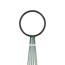 vidaXL karácsonyfa zászlórúdon 108 hideg fehér LED-del 180 cm