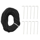 vidaXL karácsonyfa zászlórúdon 310 hideg fehér LED-del 300 cm