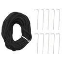 vidaXL karácsonyfa zászlórúdon 310 kék LED-del 300 cm