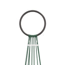 vidaXL karácsonyfa zászlórúdon 310 kék LED-del 300 cm