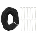 vidaXL karácsonyfa zászlórúdon 732 hideg fehér LED-del 500 cm