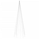 vidaXL karácsonyfa zászlórúdon 732 színes LED-del 500 cm