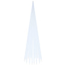 vidaXL karácsonyfa zászlórúdon 1134 hideg fehér LED-del 800 cm