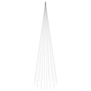 vidaXL karácsonyfa zászlórúdon 1134 hideg fehér LED-del 800 cm