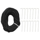 vidaXL karácsonyfa zászlórúdon 1134 kék LED-del 800 cm