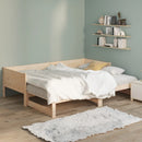 vidaXL tömör fenyőfa kihúzható kanapéágy 2x(80x200) cm
