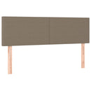 vidaXL 2 db tópszínű szövet fejtámla 72 x 5 x 78/88 cm