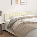 vidaXL 2 db krémszínű műbőr fejtámla 80 x 5 x 78/88 cm
