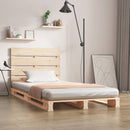 vidaXL tömör fenyőfa ágy matrac nélkül 100 x 200 cm