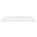 vidaXL fehér tömör fenyőfa ágy matrac nélkül 200 x 200 cm