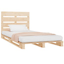 vidaXL tömör fenyőfa ágy matrac nélkül 75 x 190 cm