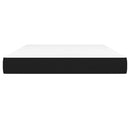 vidaXL fekete szövet zsebrugós ágymatrac 140 x 190 x 20 cm