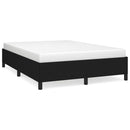 vidaXL fekete szövet ágykeret matrac nélkül 140 x 190 cm