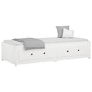 vidaXL kanapéágy ágy matrac fehér 75x190 cm tömör fa fenyőfa