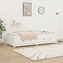 vidaXL kanapéágy ágy matrac fehér 75x190 cm tömör fa fenyőfa