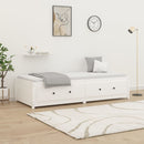 vidaXL kanapéágy ágy matrac fehér 75x190 cm tömör fa fenyőfa