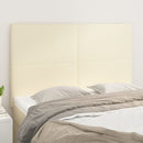 vidaXL krémszínű műbőr fejtámla 144x5x118/128 cm
