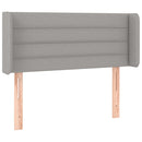 vidaXL világosszürke szövet fejtámla 83x16x78/88 cm