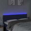vidaXL krémszínű szövet LED-es fejtámla 144x5x78/88 cm