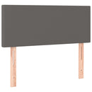 vidaXL szürke műbőr LED-es fejtámla 80 x 5 x 78/88 cm
