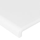 vidaXL fehér műbőr LED-es fejtámla 100 x 5 x 78/88 cm