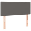 vidaXL szürke műbőr LED-es fejtámla 100 x 5 x 78/88 cm