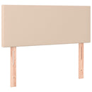 vidaXL cappuccino színű műbőr LED-es fejtámla 100 x 5 x 78/88 cm