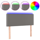 vidaXL szürke műbőr LED-es fejtámla 80 x 5 x 78/88 cm