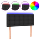 vidaXL fekete műbőr LED-es fejtámla 80 x 5 x 78/88 cm