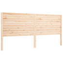 vidaXL tömör fa ágykeret fejtámlával 200 x 200 cm