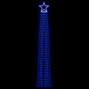 vidaXL kék 320 LED-es karácsonyfafüzér 375 cm