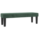 vidaXL sötétzöld bársony rugós ágy matraccal 200x200 cm