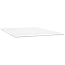 vidaXL fekete műbőr rugós ágy matraccal 140 x 190 cm