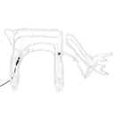 vidaXL 3 részes hideg fehér fényű karácsonyi rénszarvasfigura