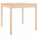 vidaXL tömör fenyőfa kerti asztal 82,5 x 82,5 x 76 cm