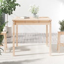 vidaXL tömör fenyőfa kerti asztal 82,5 x 82,5 x 76 cm