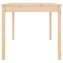 vidaXL tömör fenyőfa kerti asztal 82,5 x 82,5 x 76 cm