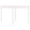 vidaXL fehér tömör fenyőfa kerti asztal 121 x 82,5 x 76 cm