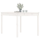 vidaXL fehér tömör fenyőfa kerti asztal 121 x 82,5 x 76 cm