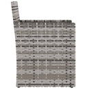 vidaXL szürke polyrattan kerti fotel párnával