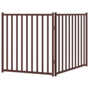 vidaXL barna tömör fenyőfa 2 paneles összecsukható kutyakapu 160 cm