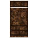 vidaXL füstös tölgy színű szerelt fa ruhásszekrény 100 x 50 x 200 cm