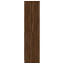 vidaXL barna tölgy színű szerelt fa ruhásszekrény 100 x 50 x 200 cm