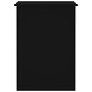 vidaXL fekete szerelt fa íróasztal 100x55x75 cm