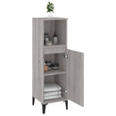 vidaXL szürke sonoma színű szerelt fa fürdőszobaszekrény 30x30x100 cm