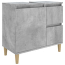 vidaXL betonszürke szerelt fa fürdőszobaszekrény 65 x 33 x 60 cm