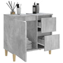 vidaXL betonszürke szerelt fa fürdőszobaszekrény 65 x 33 x 60 cm