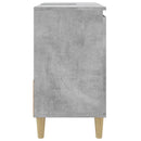 vidaXL betonszürke szerelt fa fürdőszobaszekrény 65 x 33 x 60 cm