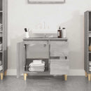 vidaXL szürke sonoma színű szerelt fa fürdőszobaszekrény 65x33x60 cm